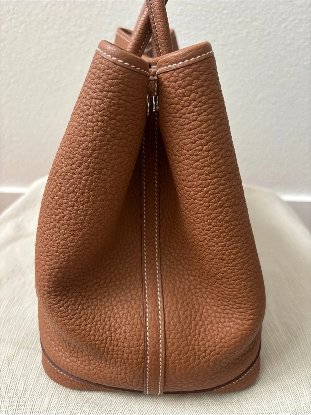 Hermès Garden Party Tote Negonda Gold 36
